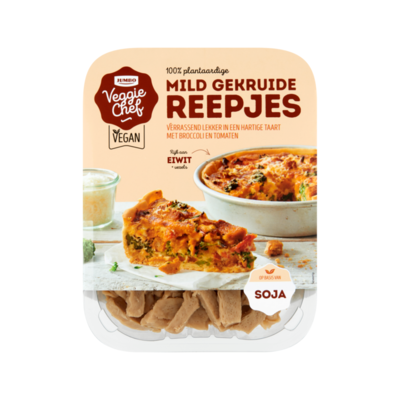 Huismerk Veggie Chef Mild Gekruide Reepjes